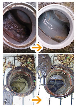 排水管の高圧洗浄